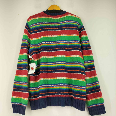 ポロバイラルフローレン Polo by RALPH LAUREN ボーダークルーネックコットンニット メンズ LL