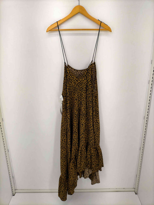 ダブルクローゼット w closet アシンメトリーティアード切替キャミワンピース レディース ONE SIZE
