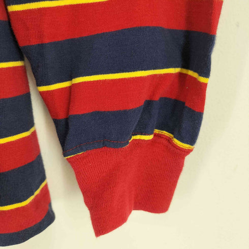 ポロバイラルフローレン Polo by RALPH LAUREN スモールポニー刺繍 ボーダーハイネック L/S Tシャツ メンズ import:XL