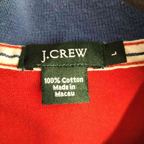 ジェイクルー J.CREW S/S ボーダーポロシャツ メンズ import:L