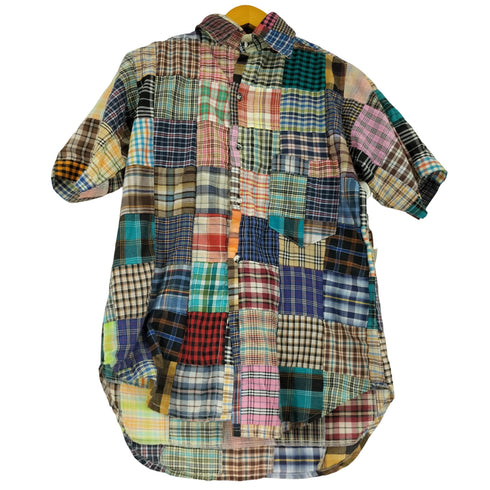 パッチワーク S/S シャツ メンズ import:L