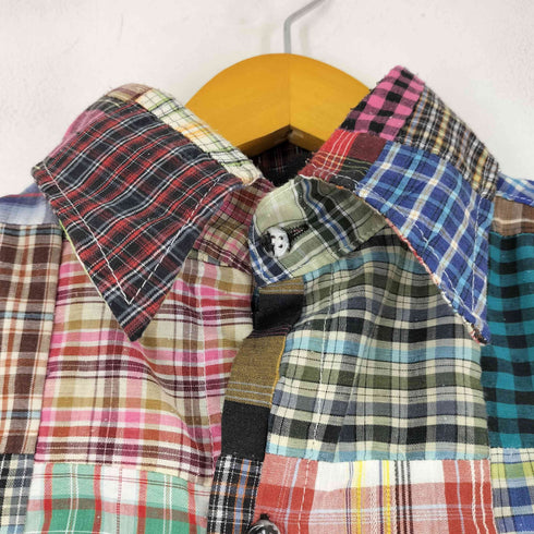 パッチワーク S/S シャツ メンズ import:L