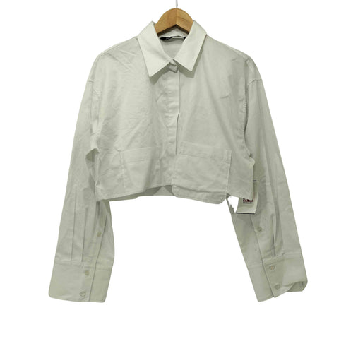ザラ ZARA ショート丈シャツ レディース import:M