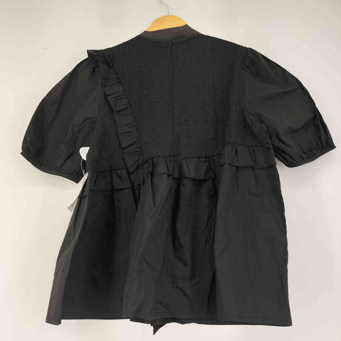 フリルデザイン S/S ブラウス レディース