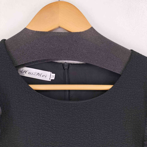 フリルデザインパフスリーブ S/S ワンピース レディース JPN:M
