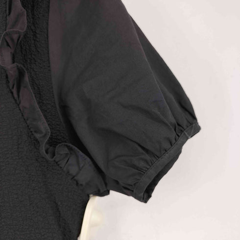 フリルデザインパフスリーブ S/S ワンピース レディース JPN:M
