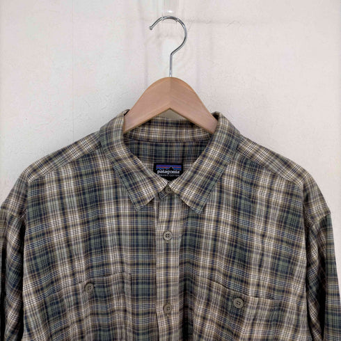 パタゴニア patagonia ピマコットン チェックL/Sシャツ メンズ import:L