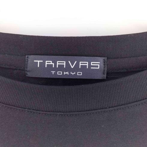 トラヴァストウキョウ TRAVAS TOKYO Punkish bear layered border L/S Tee レイヤードボーダーくまプリントロングスリーブカットソー レディース FREE