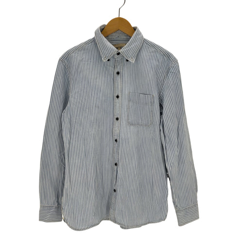 バナナリパブリック ヘリテージコレクション banana republic heritage collection スリランカ製コットンストライプシャツ メンズ import:L