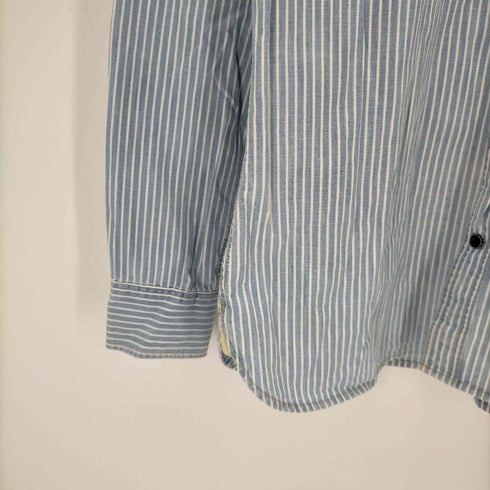 バナナリパブリック ヘリテージコレクション banana republic heritage collection スリランカ製コットンストライプシャツ メンズ import:L