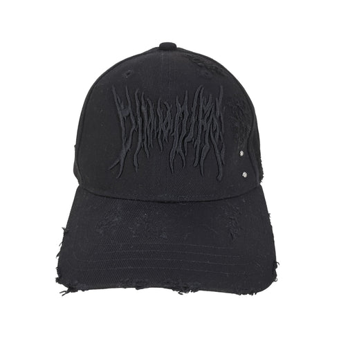 DimMoire ロゴ刺繍ダメージCAP メンズ FREE