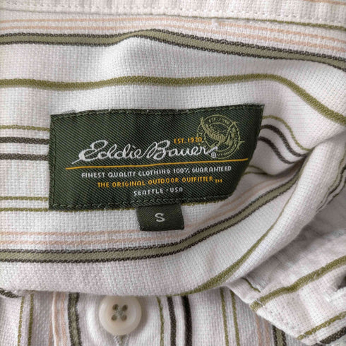 エディーバウアー Eddie Bauer ストライプ半袖シャツ メンズ JPN:S
