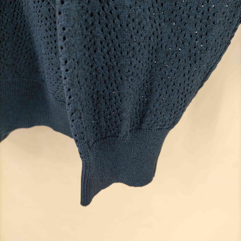 ジャーナルスタンダード JOURNAL STANDARD 24SS 透かし編み ポリニットポロシャツ L/S メンズ JPN:L