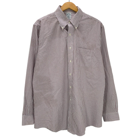 ブルックスブラザーズ BROOKS BROTHERS L/S REGENT チェック柄BDシャツ メンズ 16 1/2