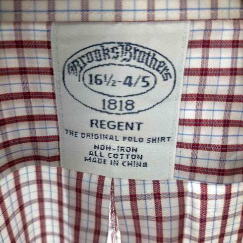 ブルックスブラザーズ BROOKS BROTHERS L/S REGENT チェック柄BDシャツ メンズ 16 1/2