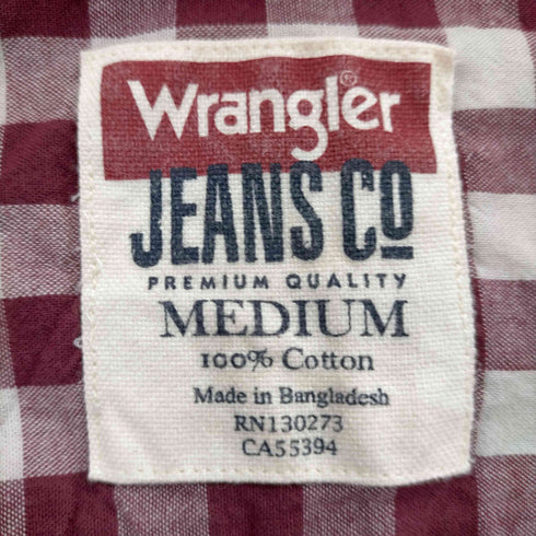 ラングラー Wrangler L/S チェック柄シャツ メンズ JPN:M