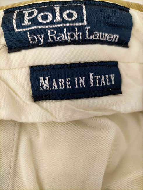 ポロバイラルフローレン Polo by RALPH LAUREN 90S MADE IN ITALY コットン2タックテーパードスラックス メンズ 36