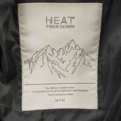 ウィム バイ リドム WYM LIDNM METAL ZIP MINIMAL HEAT FIBER DOWN メンズ JPN:M