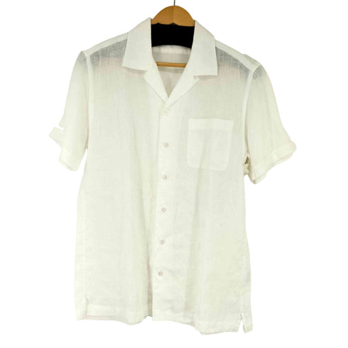 フェアファックス FAIRFAX リネン 開襟 S/Sシャツ ボックスシルエット メンズ JPN:M