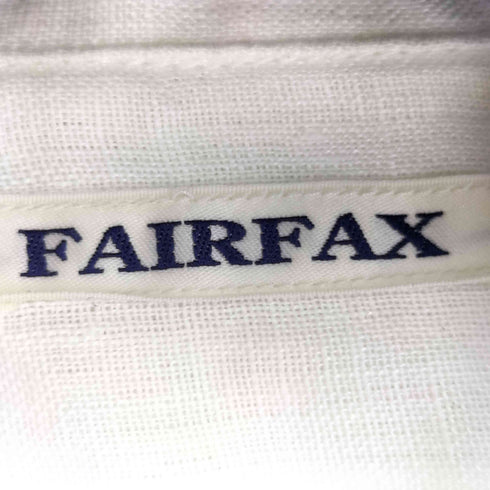 フェアファックス FAIRFAX リネン 開襟 S/Sシャツ ボックスシルエット メンズ JPN:M