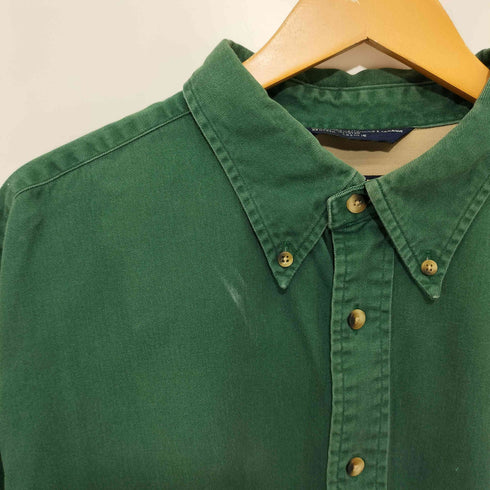 ノーティカ NAUTICA 90-2000s 胸ポケット刺繍 コットンBDオーバーサイズ長袖シャツ メンズ XL