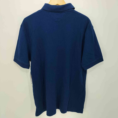 トミーヒルフィガー TOMMY HILFIGER CUSTOM FIT フロントロゴ刺繍半袖ポロシャツ メンズ XL