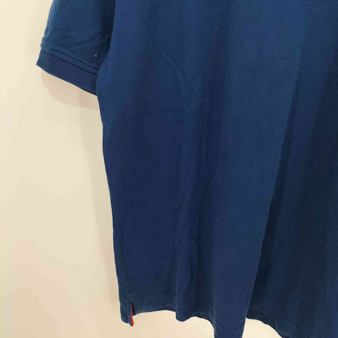 トミーヒルフィガー TOMMY HILFIGER CUSTOM FIT フロントロゴ刺繍半袖ポロシャツ メンズ XL