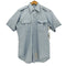 ユーエスアーミー US ARMY 90S utility shirts ダブルポケット エポレット S/S シャツ メンズ