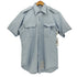 ユーエスアーミー US ARMY 90S utility shirts ダブルポケット エポレット S/S シャツ メンズ