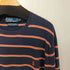 ポロラルフローレン POLO RALPH LAUREN 100%PIMA COTTON フロント刺繍 ボーダークルーネックロンT メンズ XL
