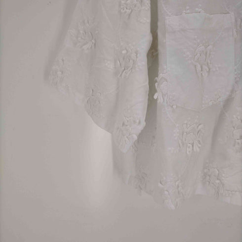 スローブイエナ SLOBE IENA crinkle crinkle crinkle 3D embroidery S/S shirts レディース FREE