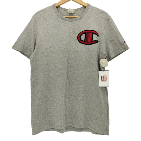 チャンピオン Champion ロゴ刺繍 復刻 バータグ クルーネック Tシャツ メンズ JPN:M