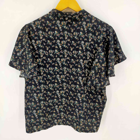 メルロー merlot S/S花柄シャツ 総柄 レディース