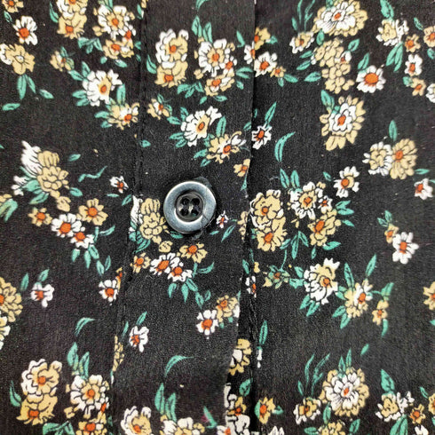 メルロー merlot S/S花柄シャツ 総柄 レディース