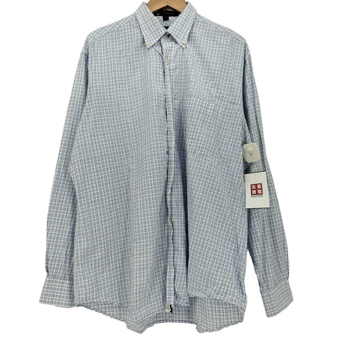 トミーヒルフィガー TOMMY HILFIGER ボタンダウン L/S チェック シャツ メンズ 16 34-35