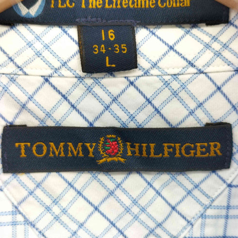 トミーヒルフィガー TOMMY HILFIGER ボタンダウン L/S チェック シャツ メンズ 16 34-35