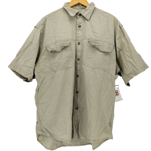 world wide sports man ダブルポケット S/S フィッシング シャツ メンズ import:L