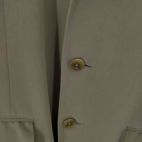 ヨウジヤマモトプールオム Yohji Yamamoto POUR HOMME 13AW Dr.COAT 強撚 ドクタージャケット ロングコート ベージュ メンズ 2