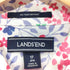 ランズエンド LANDS END 花柄 ノーアイロン ノースリーブシャツ レディース 17