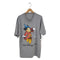 裾袖シングル 25周年 キャラクタープリント クルーネックTシャツ メンズ