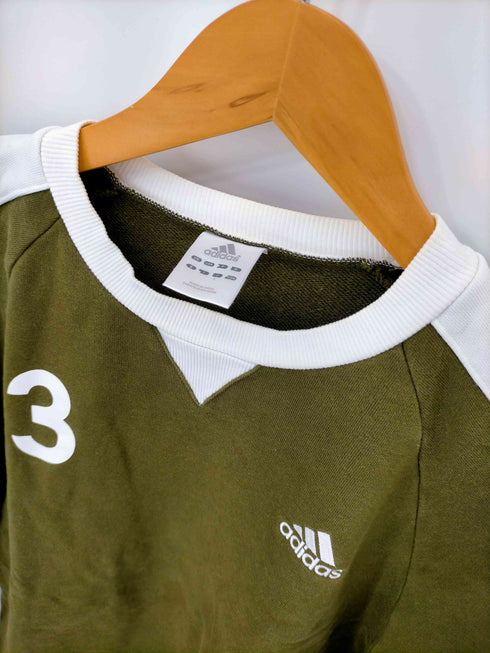 アディダス adidas 00S パフォーマンスロゴラグランパイピングスウェット メンズ JPN:L