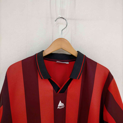 ALIC 太ストライプ 襟付きサッカーシャツ メンズ import:L
