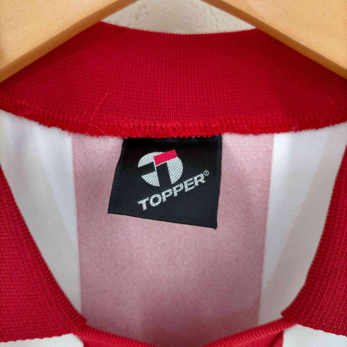 トッパー Topper 太ストライプ 襟付きサッカーシャツ メンズ JPN:L