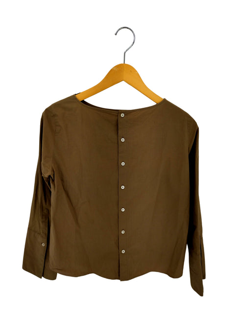 マッキントッシュフィロソフィー MACKINTOSH PHILOSOPHY ノーカラーコットンシャツ レディース JPN:38