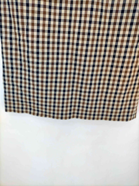 アクアスキュータム AQUASCUTUM ギンガムチェックバックジップスカート レディース 9