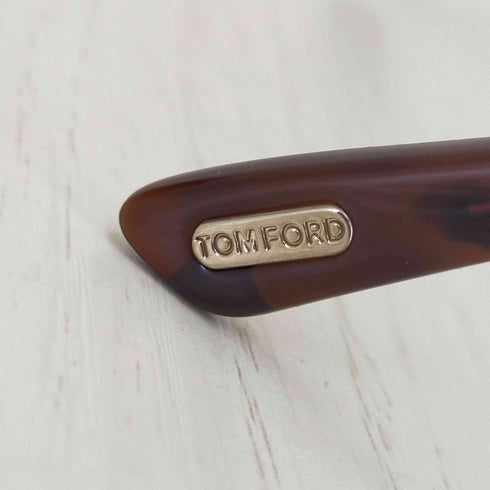 トムフォード TOM FORD マーブル柄 ウェリントン メガネ レディース 49▫19-145