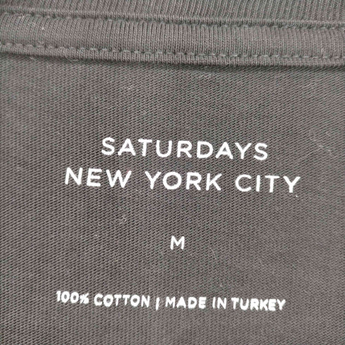 サタデーズニューヨークシティ Saturdays New York City ロゴプリントクルーネックTシャツ メンズ JPN:M