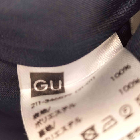 ジーユー GU ダブルブレストブレザーZ 紺ブレ 金ボタン レディース JPN:M