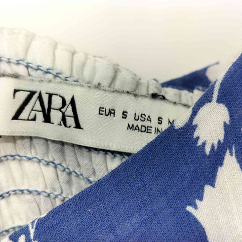 ザラ ZARA 花柄キャミワンピース レディース import:S