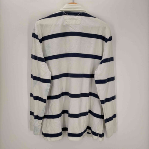 ポロバイラルフローレン Polo by RALPH LAUREN L/S スモールポニー刺繍ボーダーラガーシャツ メンズ JPN:L